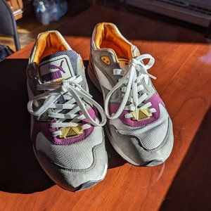 PUMA Trinomic - Athletic - Style - Running Yellow / White / Purple